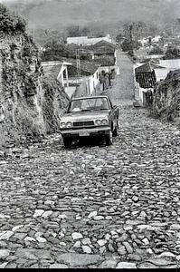 Driving up the hill, Copan, Honduras