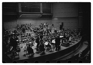 Recording "La Mer" for Victor R.C.A., Dr. K & Boston Symphony Orchestra, also recording mch.