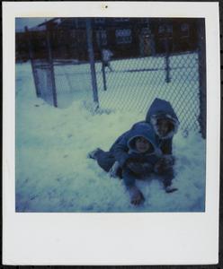 Children playing in the snow