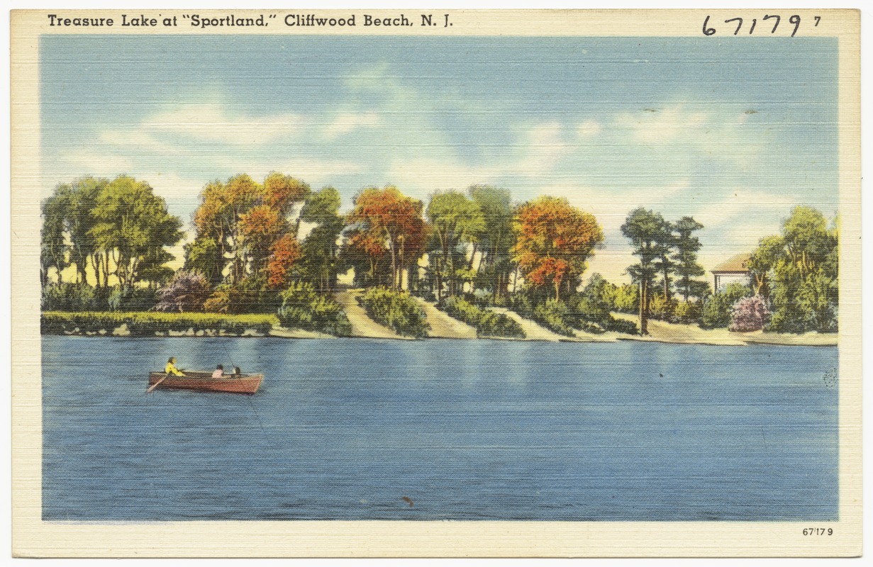 Treasure Lake at "Sportland," Cliffwood Beach, N.J. Digital Commonwealth