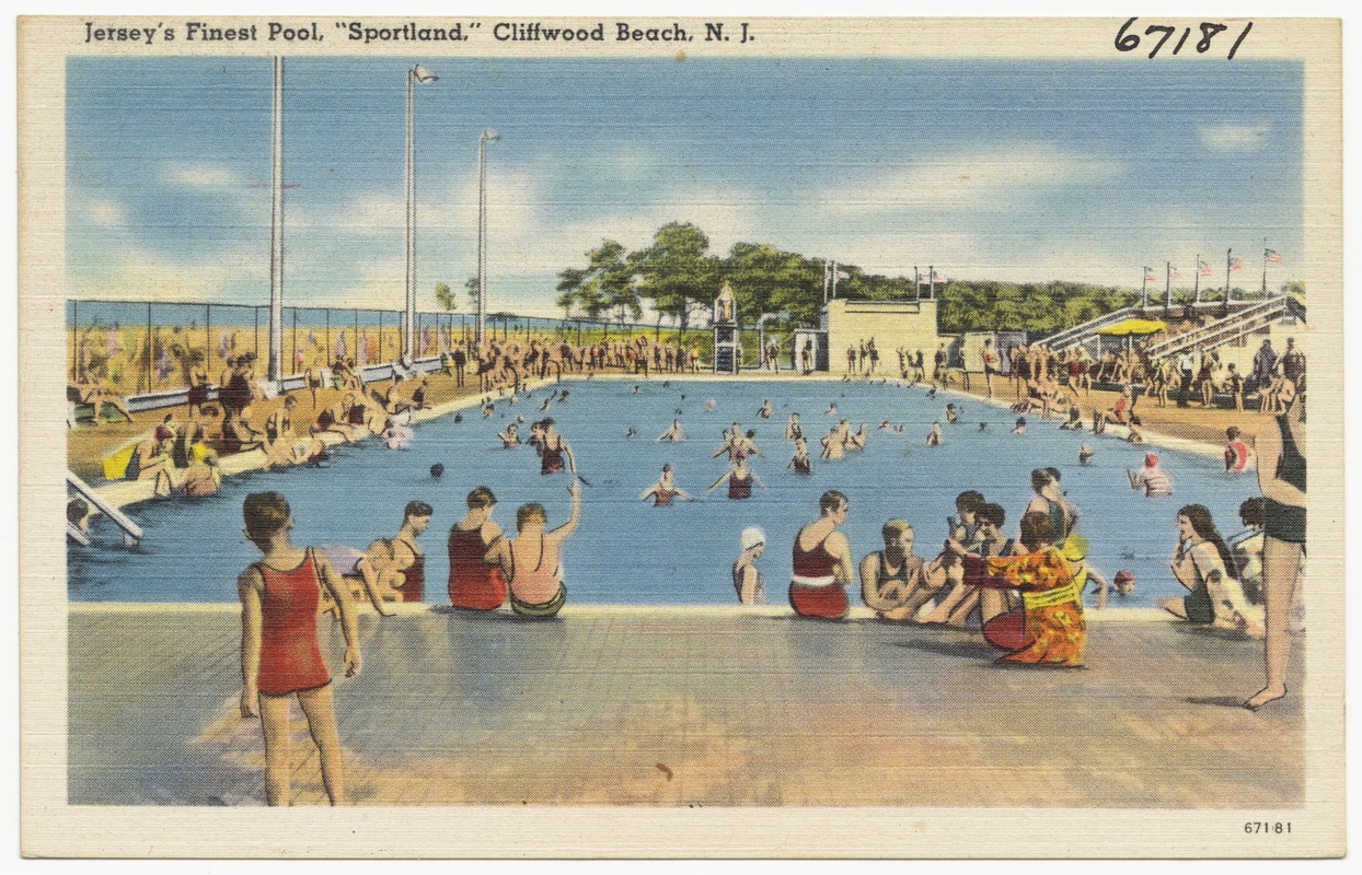 Jersey's finest pool, "Sportland," Cliffwood Beach, N.J.