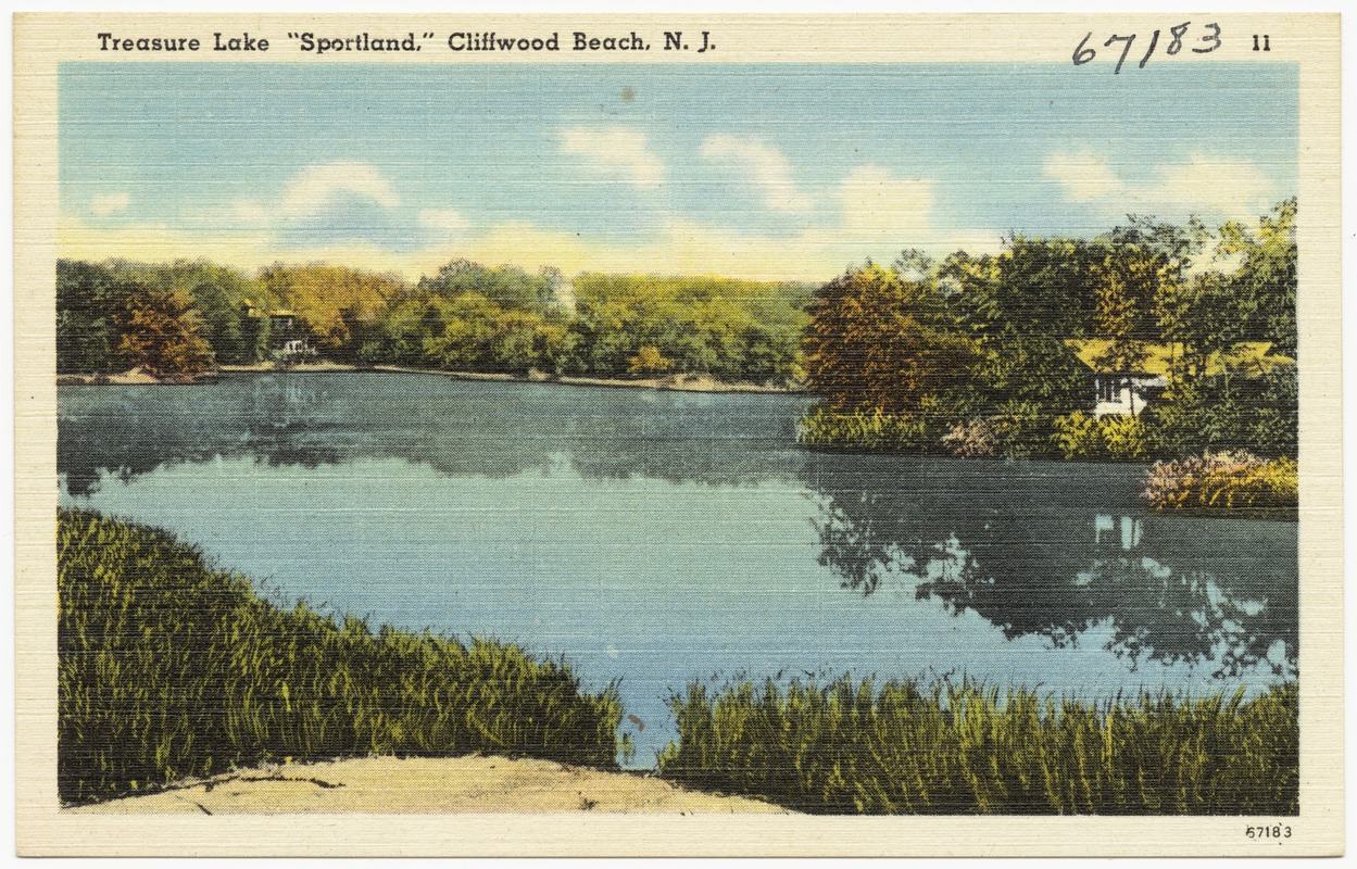 Treasure Lake, "Sportland," Cliffwood Beach, N.J. Digital Commonwealth