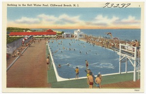 Bathing in the salt water pool, Cliffwood Beach, N.J.