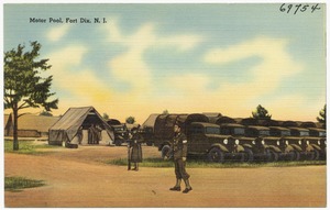 Motor pool, Fort Dix, N.J.