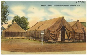Guard house, 113th infantry, (rifle) Fort Dix, N.J.