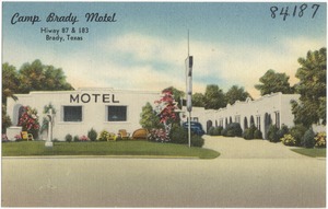Camp Brady Motel, Hiway 87 & 183, Brady, Texas