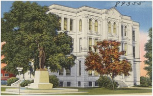 Milam County Courthouse in Cameron, Texas. County seat of matchless Milam County.