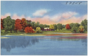 Ledbetter Lake located in Ledbetter Park in Cameron, Texas. Park provides other recreational facilities including city's Municipal Swimming Pool and Rodeo Arena.