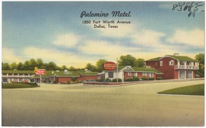 Palomino Motel, 1850 Fort Worth Avenue, Dallas, Texas