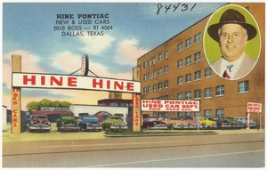 Hine Pontiac, new & used cars, 2010 Ross -- R. I. 4004, Dallas, Texas