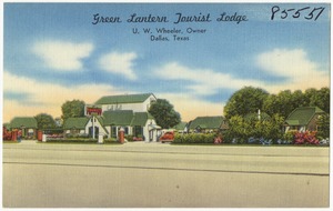 Green Lantern Tourist House, U. W. Wheeler, owner, Dallas, Texas