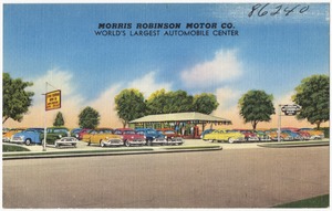 Morris Robinson Motor Co., world's largest automobile center