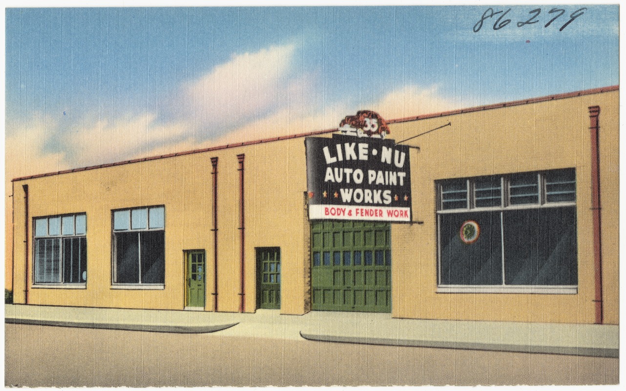 LikeNue Auto Paint Works, body & fender work Digital Commonwealth