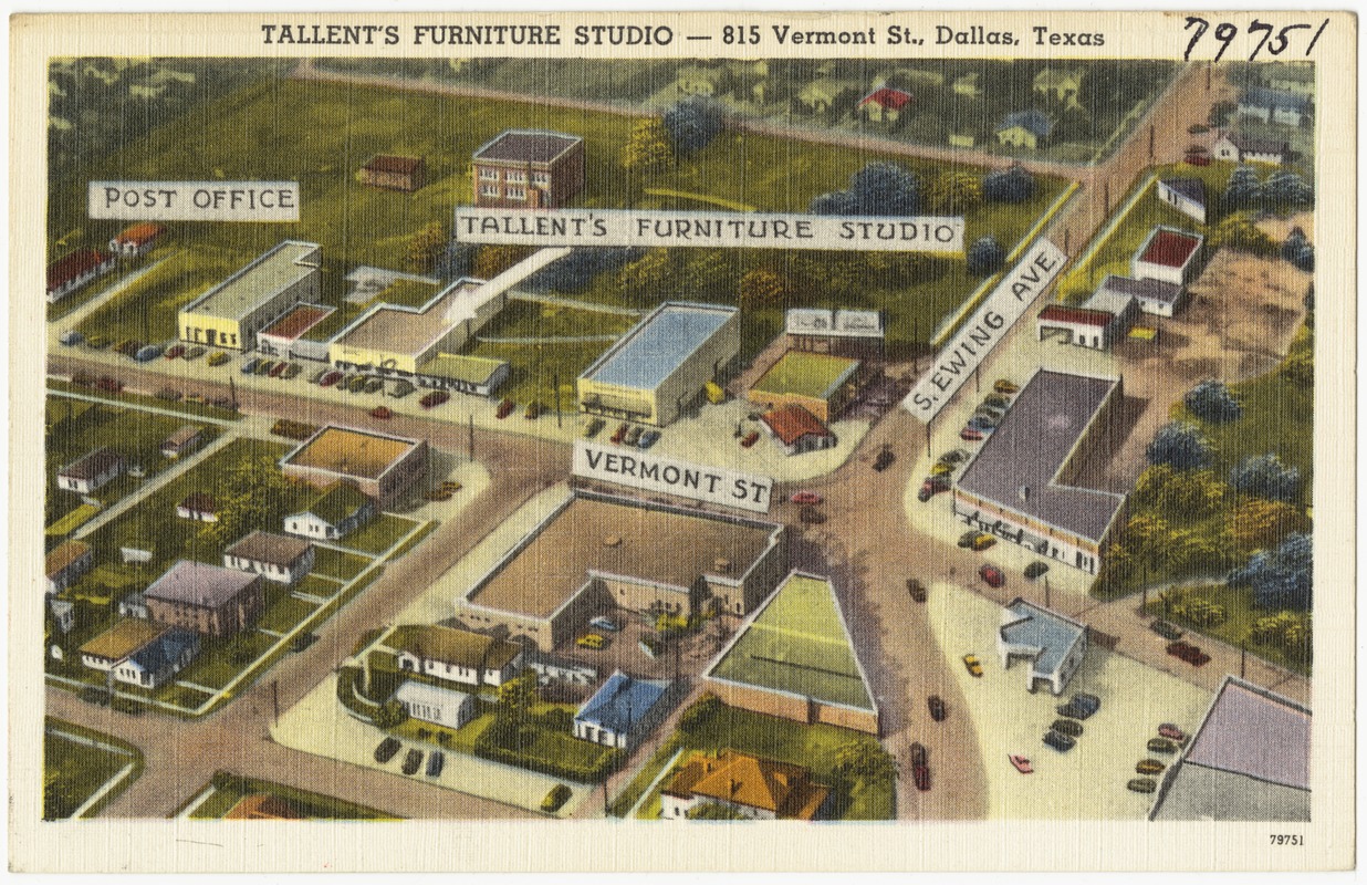 Tallent's Furniture Studio -- 815 Vermont St., Dallas, Texas