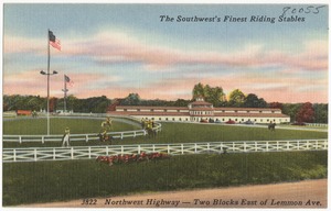 Rendezvous Riding Stables, the Southwest's finest riding stables, 3822 Northwest Highway -- two blocks east of Lemmon Ave.