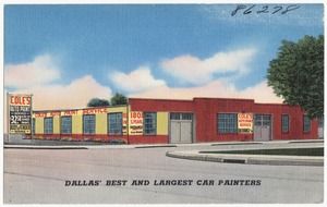 Cole's Auto Paint Service, Dallas' best and largest car painters