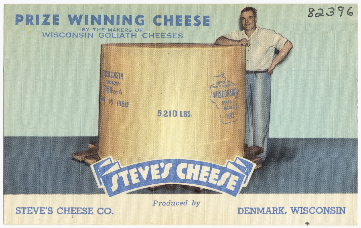 Prize winning cheese by the makers of Wisconsin Goliath Cheeses, Steve