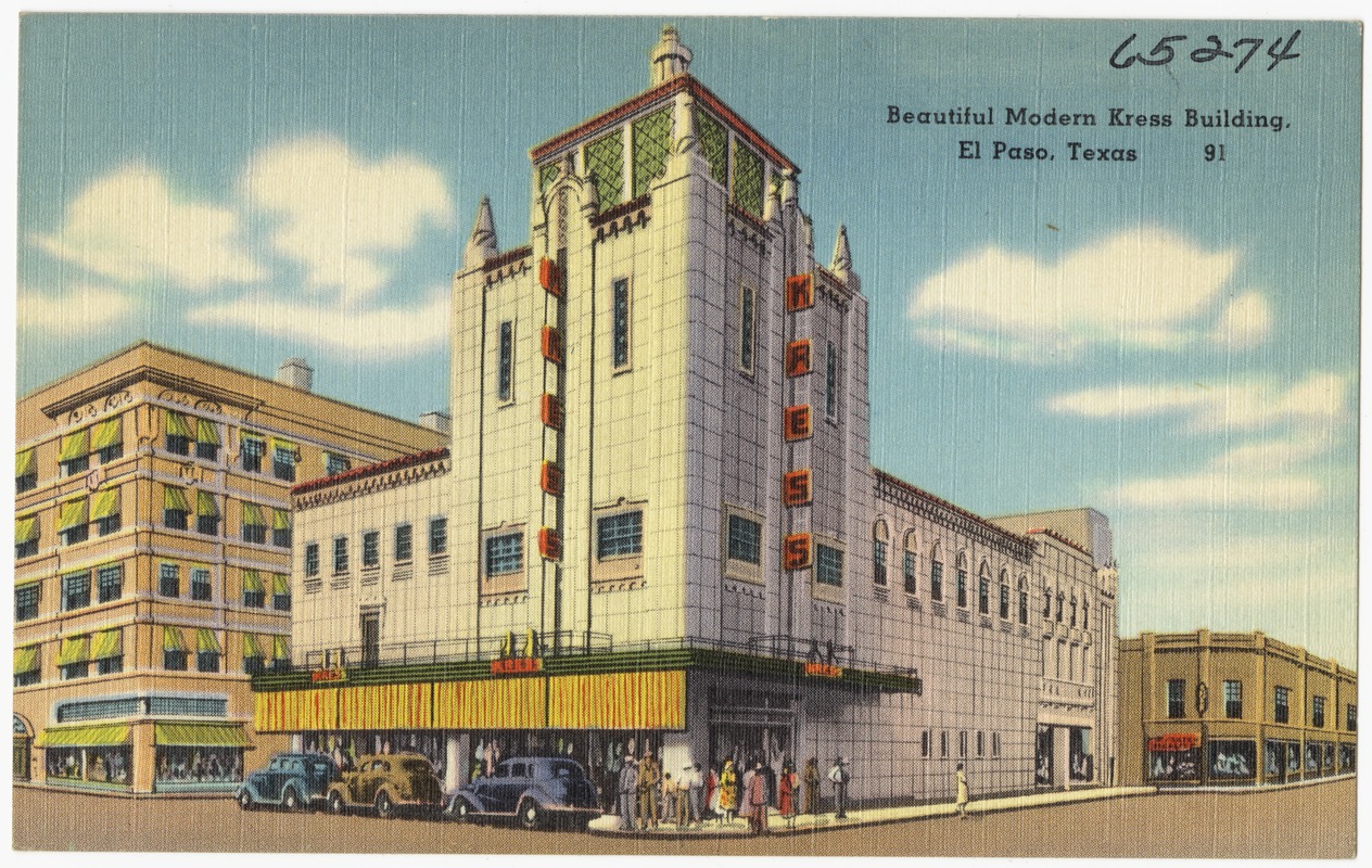 Beautiful Modern Kress Building, El Paso, Texas, 91 Digital Commonwealth