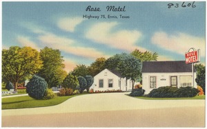 Rose Motel, Highway 75, Ennis, Texas