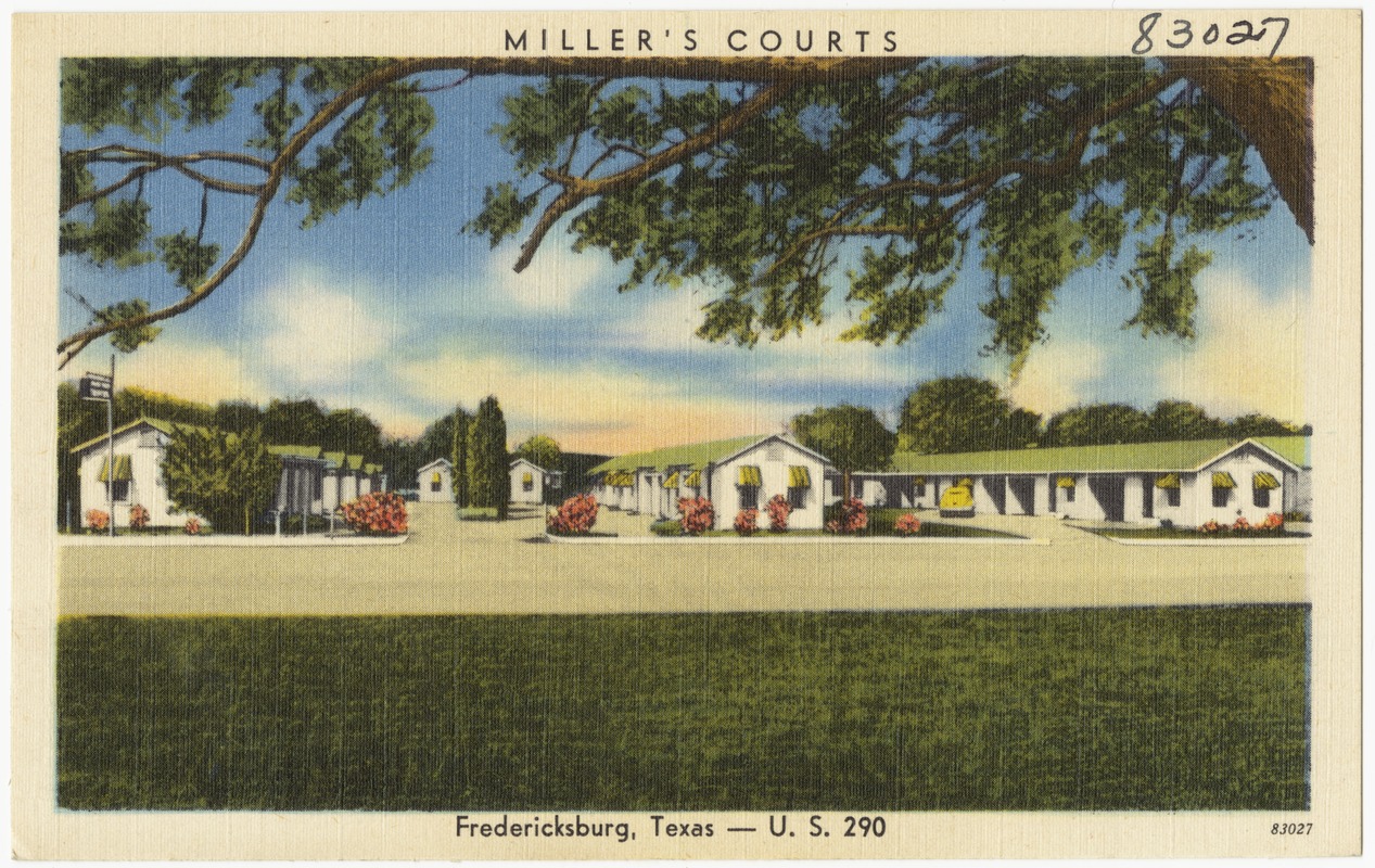 Miller's Courts, Fredericksburg, Texas -- U.S. 290
