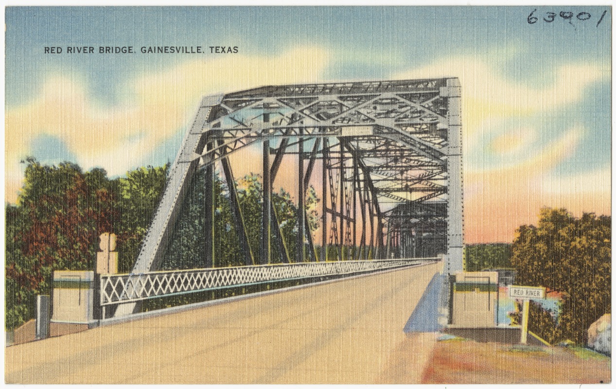 Red River Bridge, Gainesville, Texas Digital Commonwealth