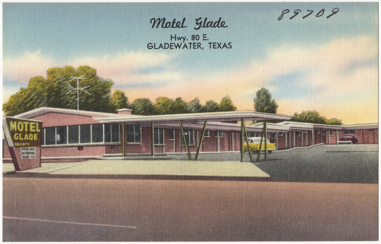 Motel Glade, Hwy. 80 E., Gladewater, Texas