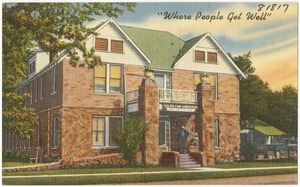 R. G. Milling Sanitarium, Glen Rose, Texas. "Where people get well"