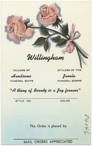 Willingham Tailoring Co., 301 Commerce Street, Gustine, Texas