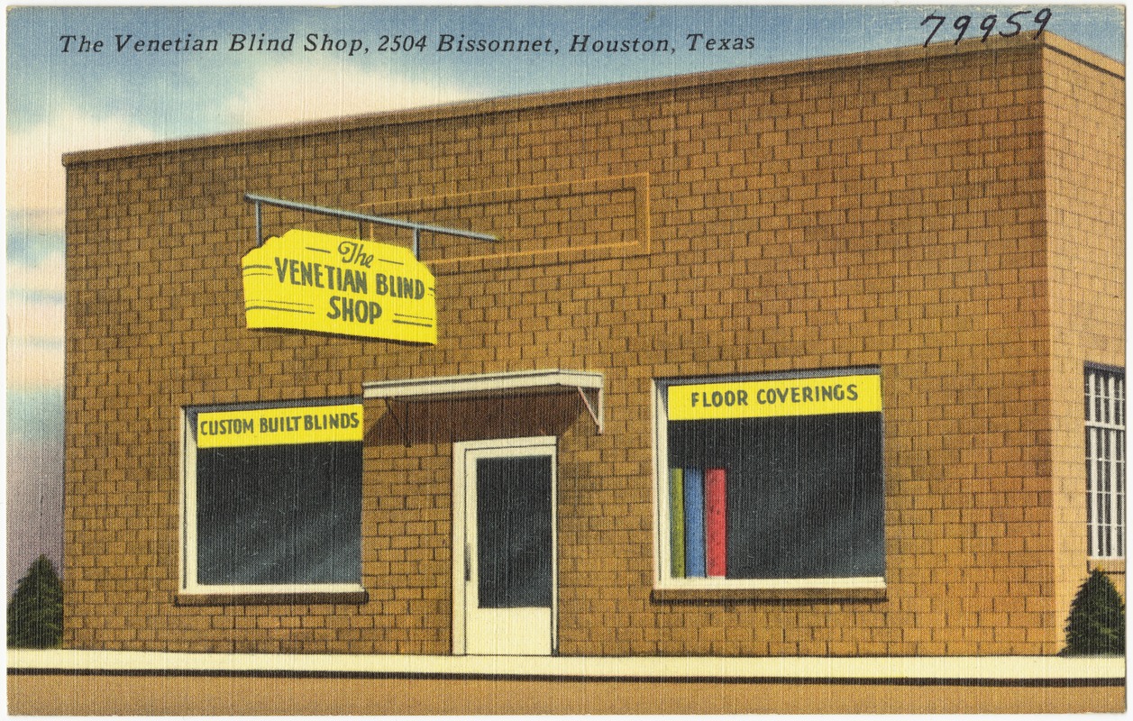 The Blind Shop, 2504 Houston, Texas Digital Commonwealth