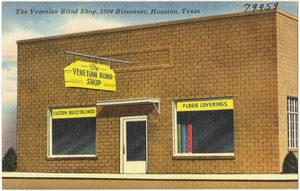The Venetian Blind Shop, 2504 Bissonnet, Houston, Texas