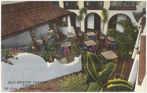 Old Mexico Tavern patio, 120 Gray Ave., Houston, Texas