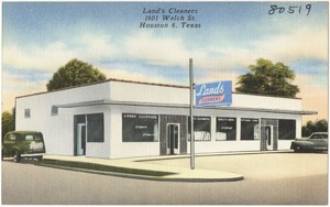 Land's Cleaners, 1601 Welch St., Houston 6, Texas