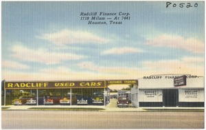 Radcliff Finance Corp., 1718 Milam -- At 7441, Houston, Texas