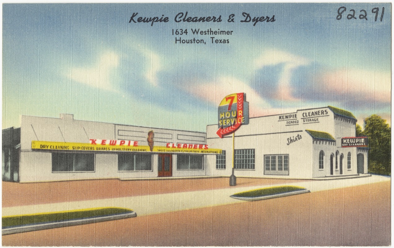 Kewpie Cleaners & Dyers, 1634 Westheimer, Houston, Texas