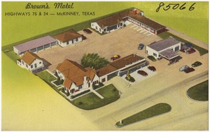 Brown's Motel, highways 75 & 24 -- McKinney, Texas