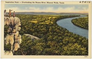 Inspiration Point -- Overlooking the Brazos River, Mineral Wells, Texas