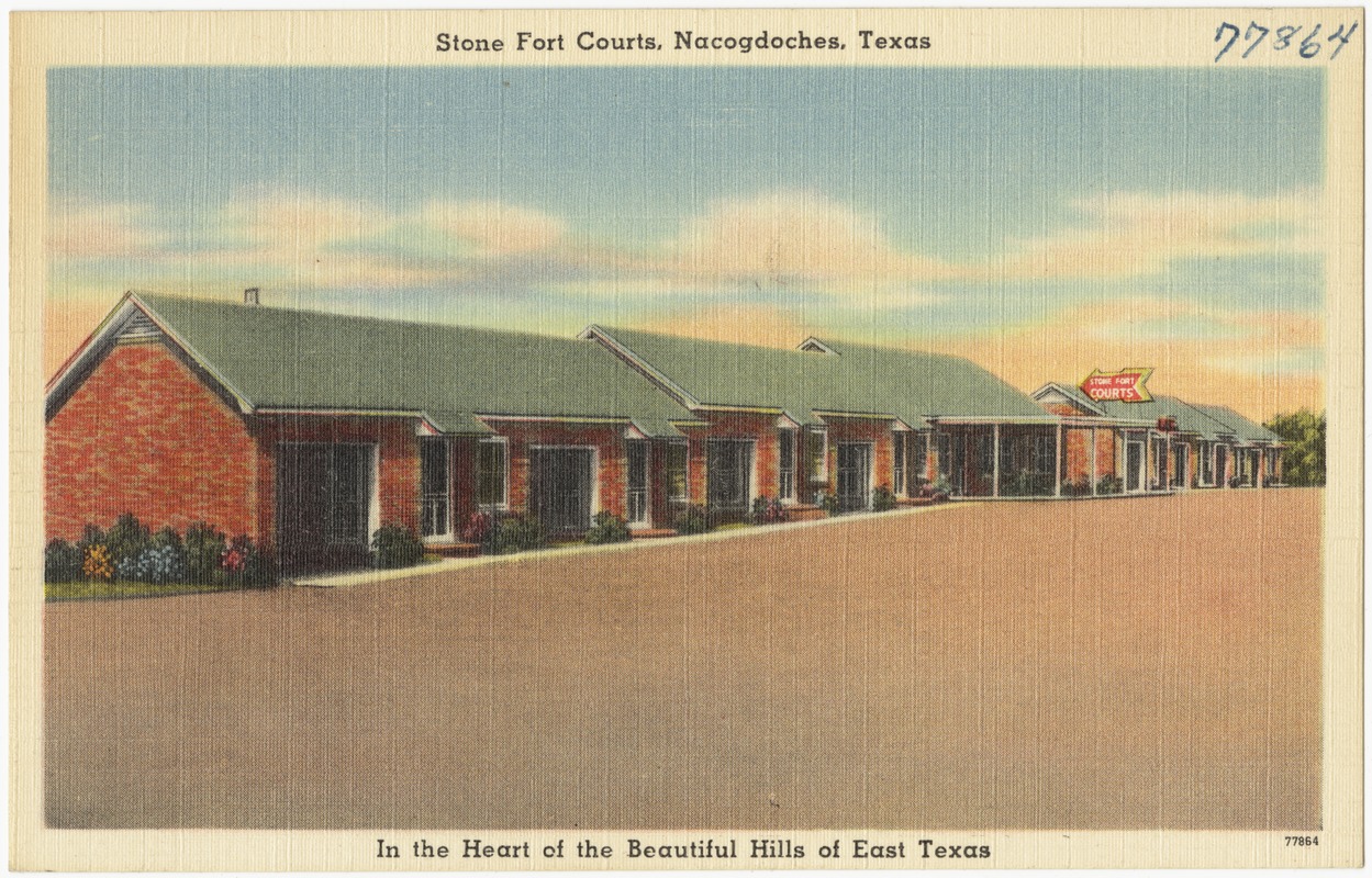 Stone Fort Courts, Nacogdoches, Texas. In The Heart Of The Beautiful 