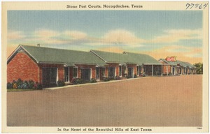 Stone Fort Courts, Nacogdoches, Texas. In the heart of the beautiful hills of East Texas