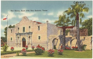 The Alamo, built in 1718, San Antonio, Texas