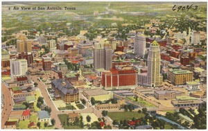 Air view of San Antonio, Texas