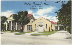 Waldo Funeral Home, 619 No. Travis, Sherman, Texas