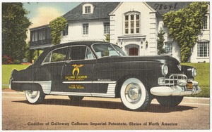 Cadillac of Galloway Calhoun, Imperial Potentate, shrine of North America