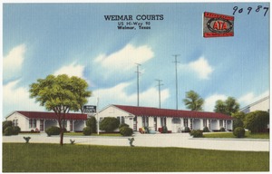Weimar Courts, U.S. Hi-Way 90, Welmar, Texas