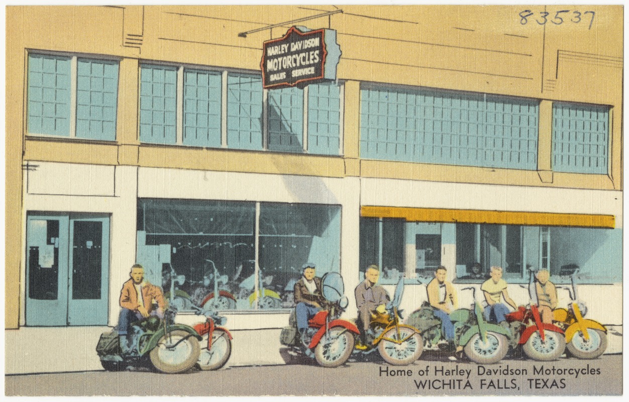 Home of Harley Davidson Motorcycles, Wichita Falls, Texas Digital