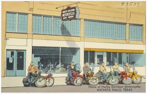 Home of Harley Davidson Motorcycles, Wichita Falls, Texas