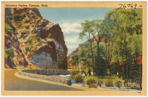 Entrance Ogden Canyon, Utah