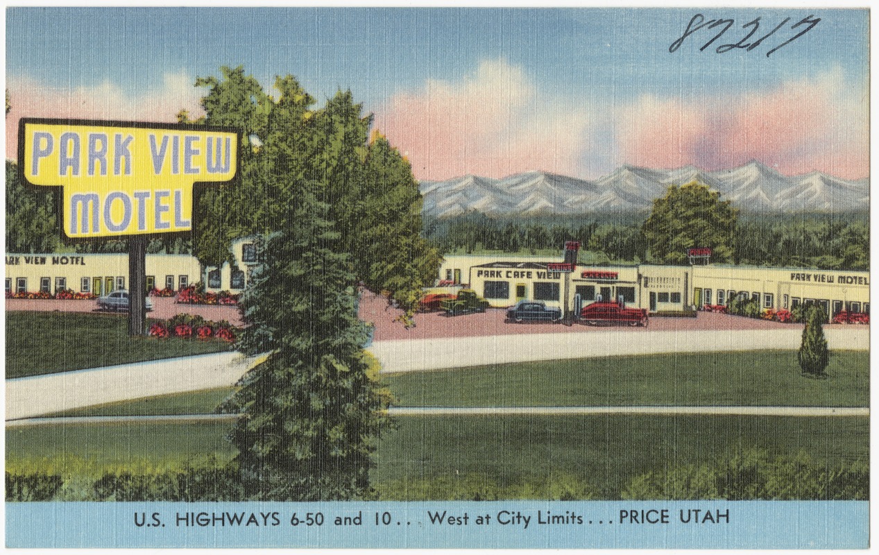 Park View Motel, U.S. highways 6 - 50 and 10... West at city limits... Price, Utah