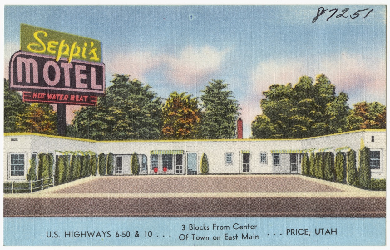 Seppi's Motel, U.S. highways 6 - 50 & 10... 3 blocks from center of town on East main... Price, Utah