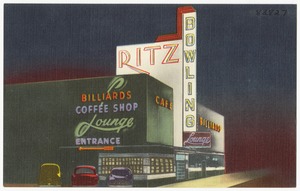 Ritz Bowling, 9th South and Main, Salt Lake City, Utah