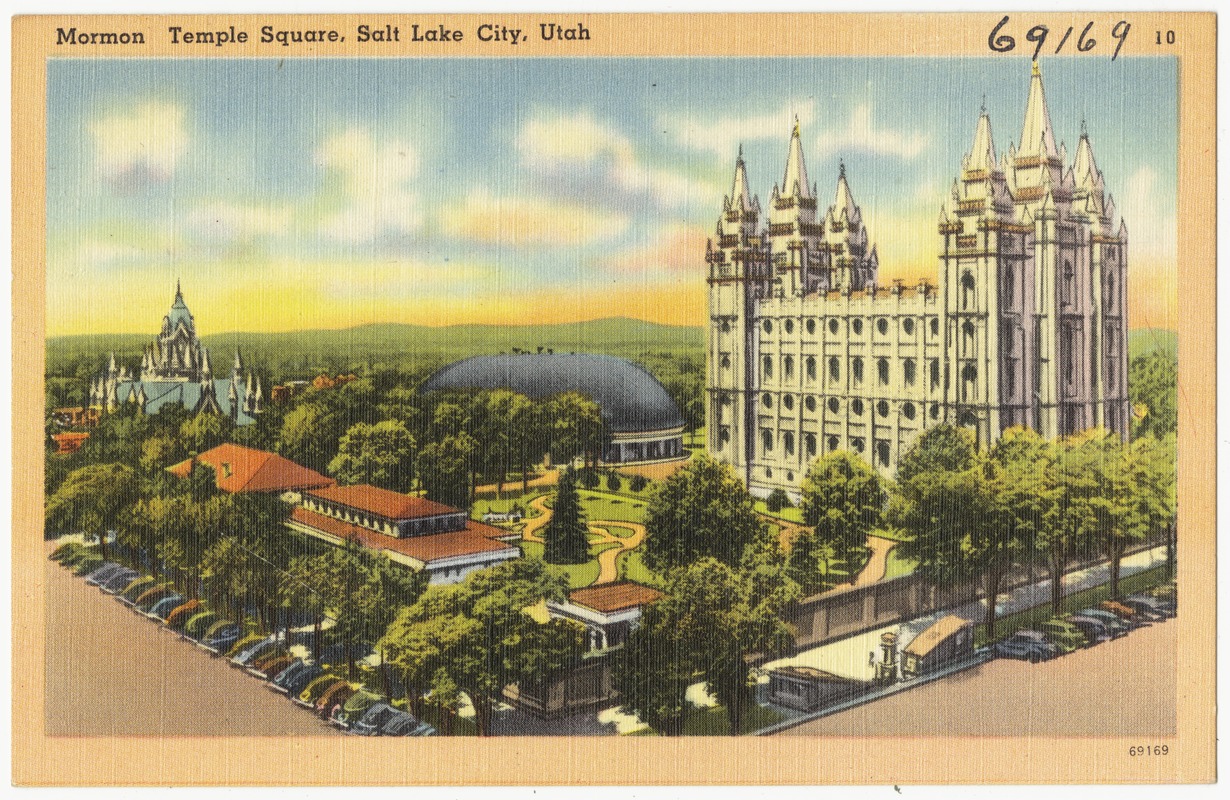 Mormon Temple Square, Salt Lake City, Utah